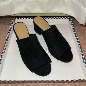 Christian Siriano Suede Mule